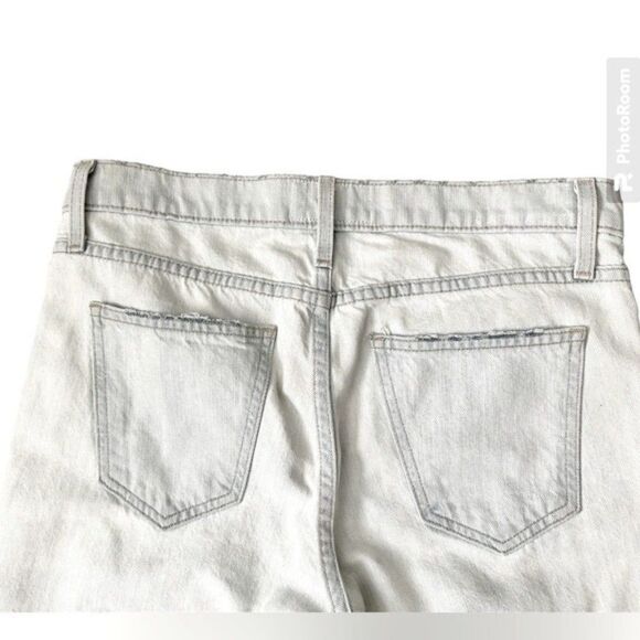 Current/Elliot The Cropped Straight Channon Destroy Light Wash Jeans Size 26 - Picture 8 of 12